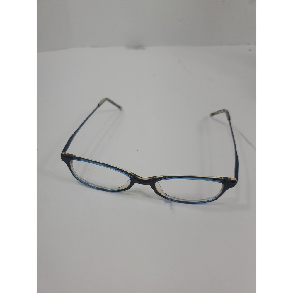 Max Studio MX102 Eyeglasses Frames Blue 48 16 135 Oval NWT New Y2K Office Siren